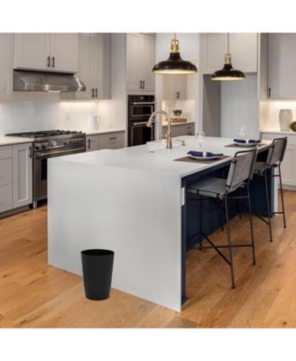 Small Trash Can with Open Top for Compact and Tight Spaces, 1.58-Gallon Capacity