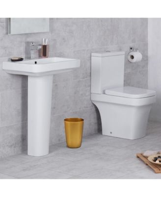 Small Trash Can with Open Top for Compact and Tight Spaces – 1.58 Gallon Capacity