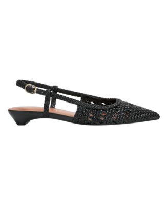 Women's Kelysa Woven Slingback Flats