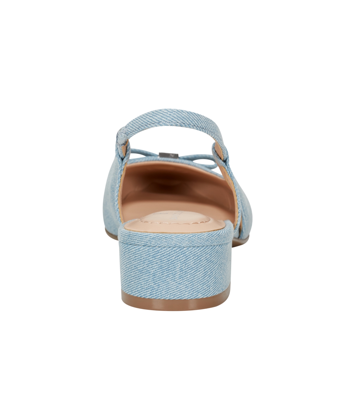 BANDOLINO WOMEN'S ANDIES BOW BLOCK HEEL SLINGBACK PUMPS 