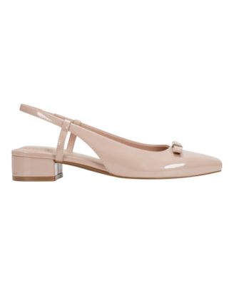 Women's Andies Bow Block Heel Slingback Pumps