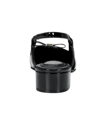 Women's Andies Bow Block Heel Slingback Pumps