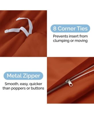 CGK Unlimited Premium Microfiber 3Pc Duvet Cover Set, King