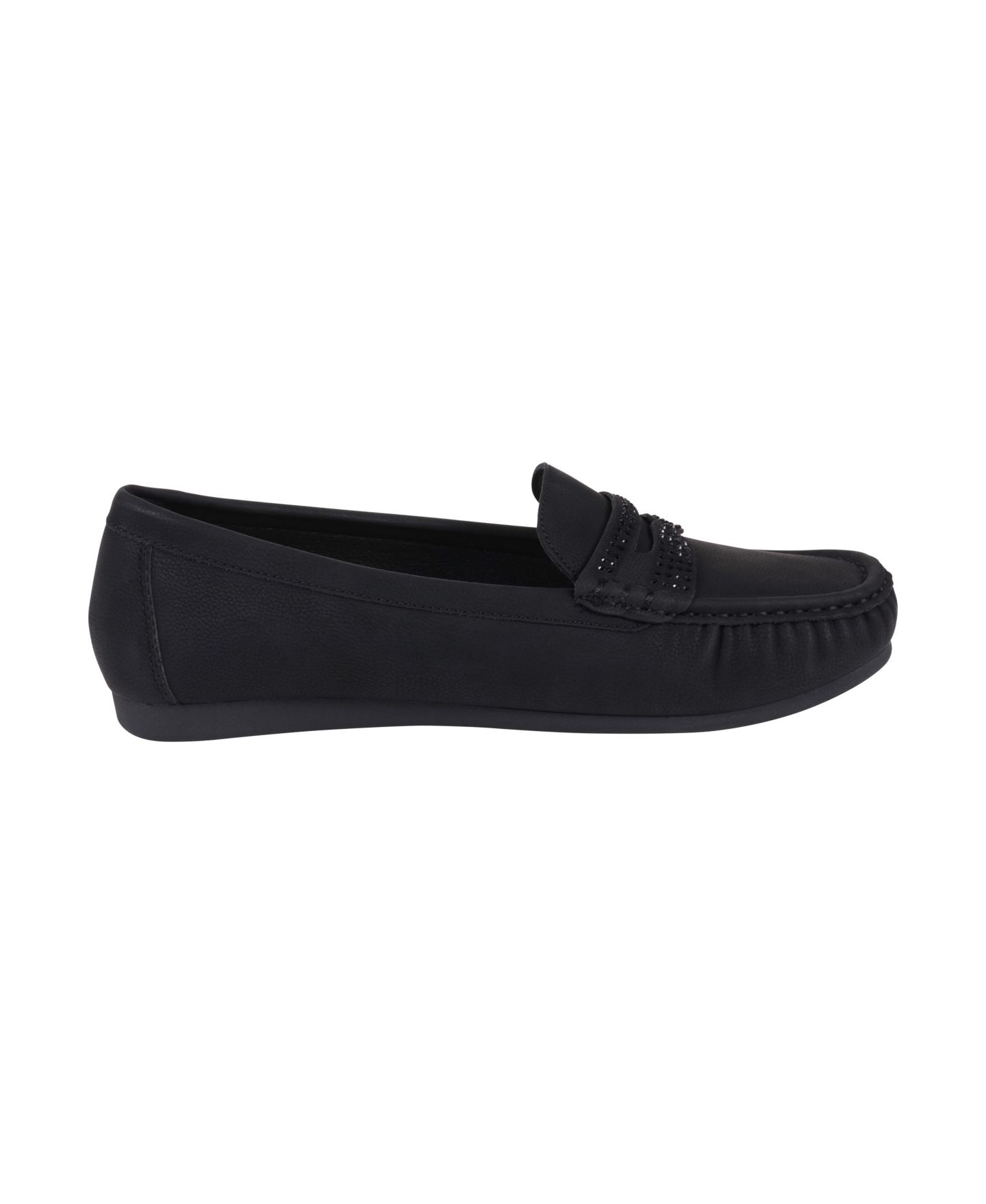 Женские туфли GC Shoes Eagle Embellished Driving Moccasin, цвет: Чёрный — фото 2