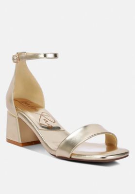 Women's Makena Metallic Block Heel Sandals
