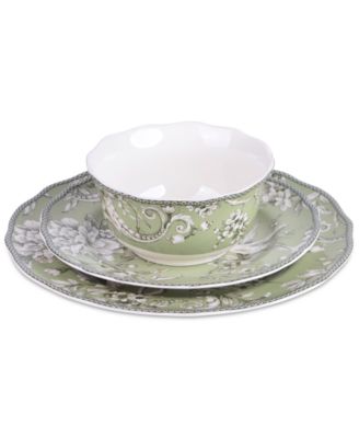 Adelaide Porcelain 12 Pc. Dinnerware Set, Service for 4