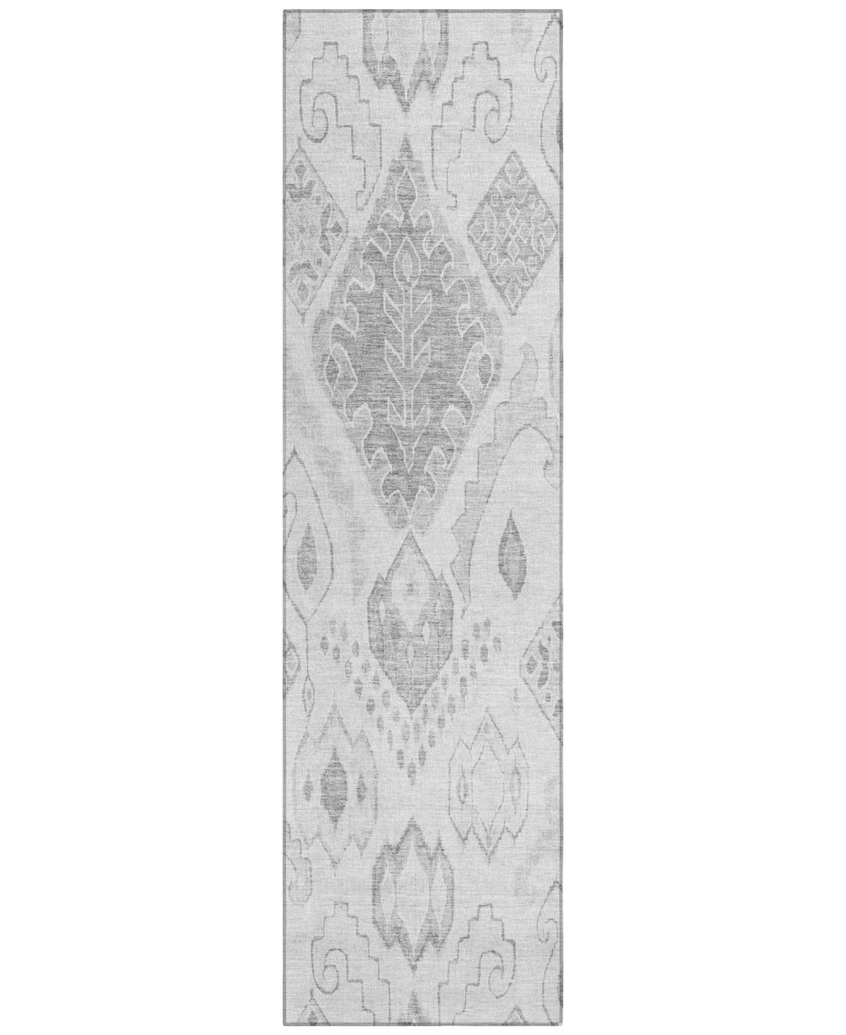Shop Addison Chantille Machine Washable Acn776 2'3''x7'6'' Runner Area Rug In Silver