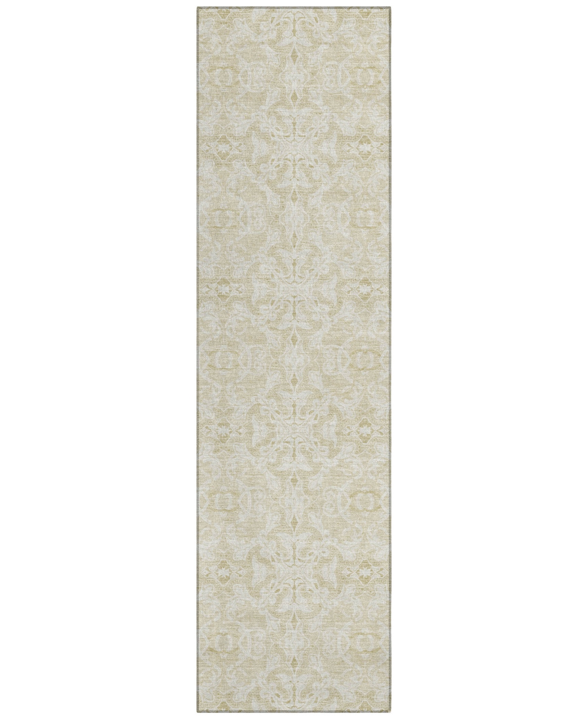 Addison Chantille Acn784 2'3''x7'6'' Runner Area Rug In Tan