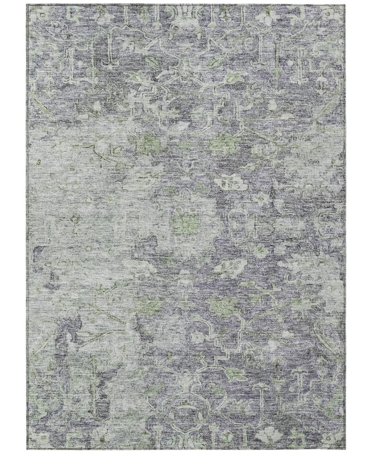 Addison Chantille Acn801 2'6''x3'10'' Area Rug In Plum