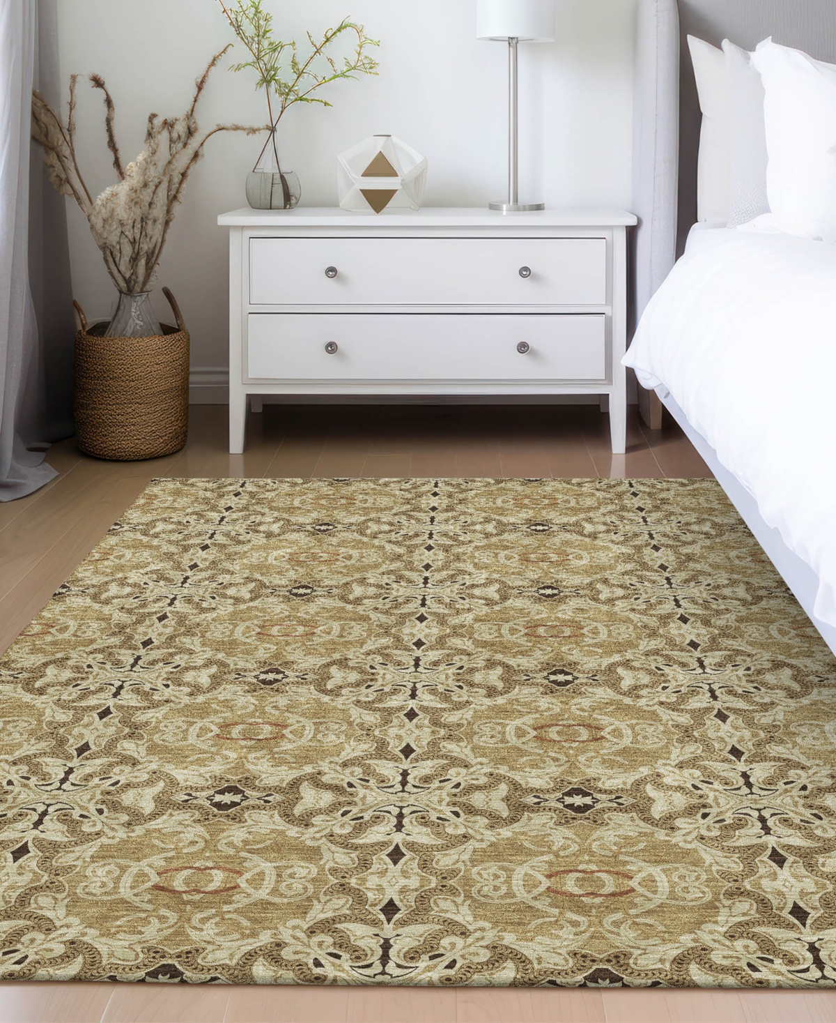 Addison Chantille Acn783 3'x5' Area Rug In Brown