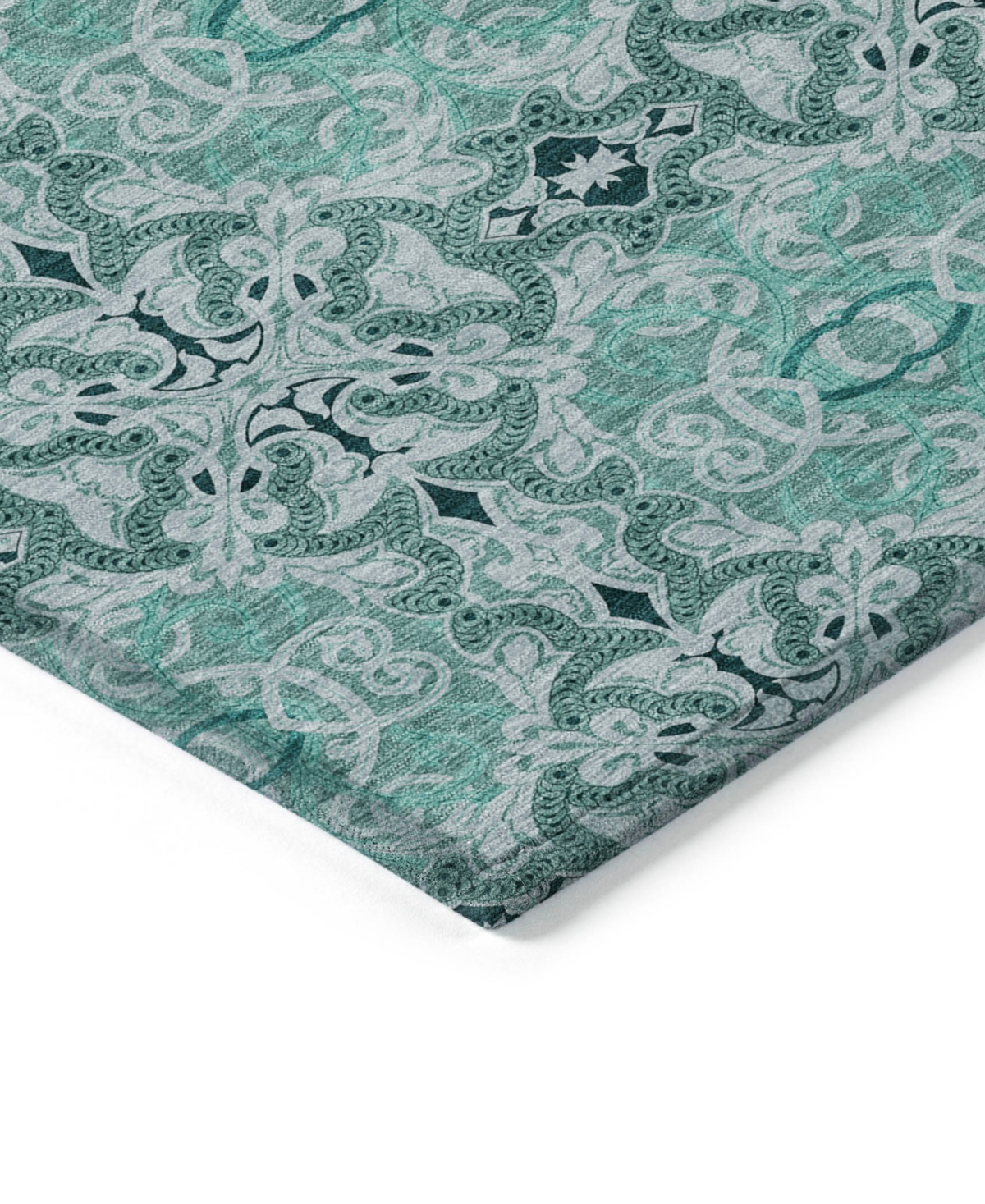 Addison Chantille Acn783 8'x10' Area Rug In Teal