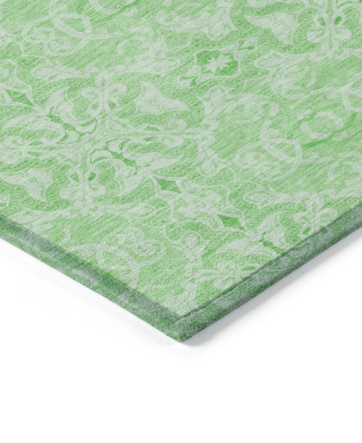 Addison Chantille Acn784 8'x10' Area Rug In Lime