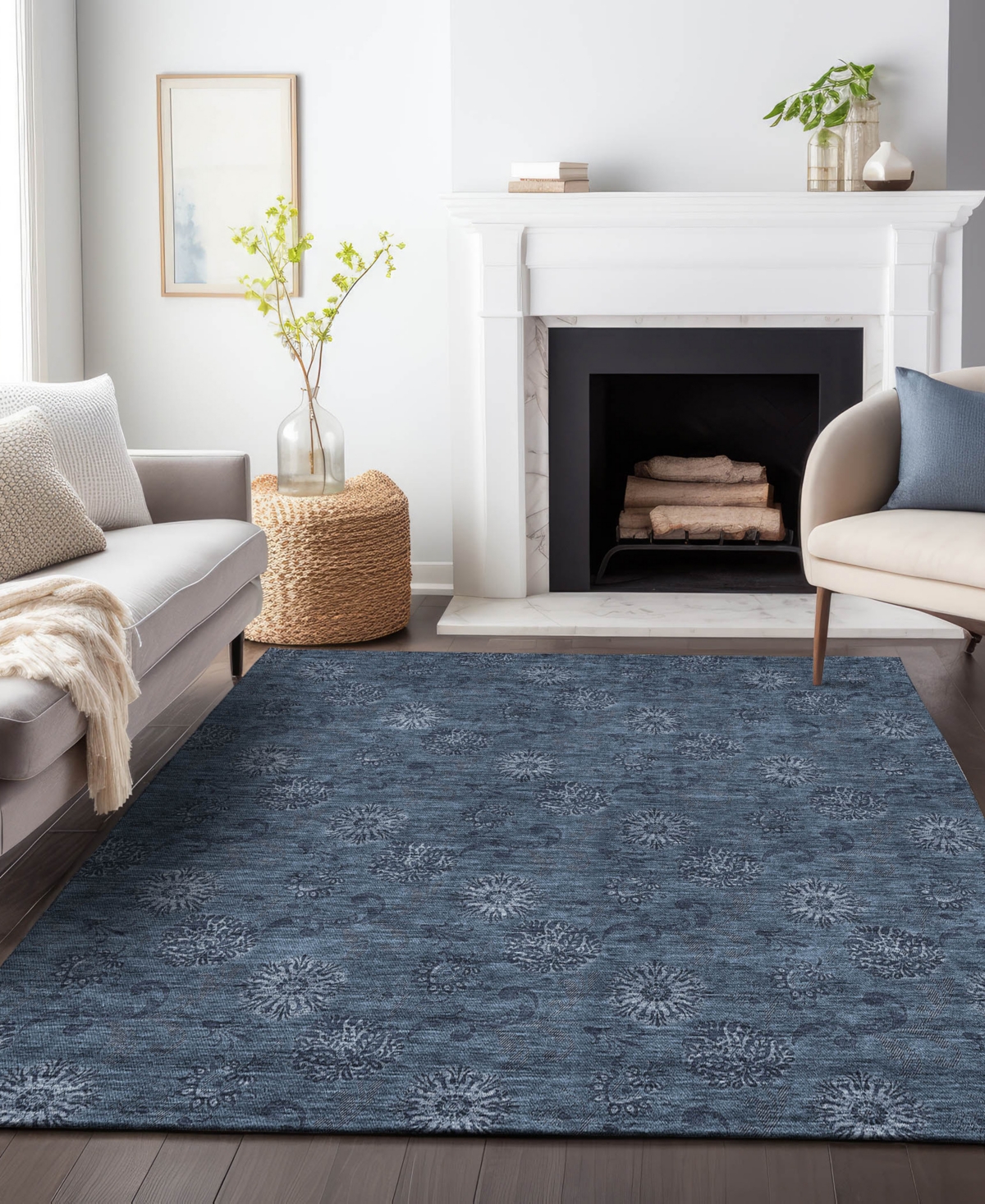 Addison Chantille Acn788 8'x10' Area Rug In Blue