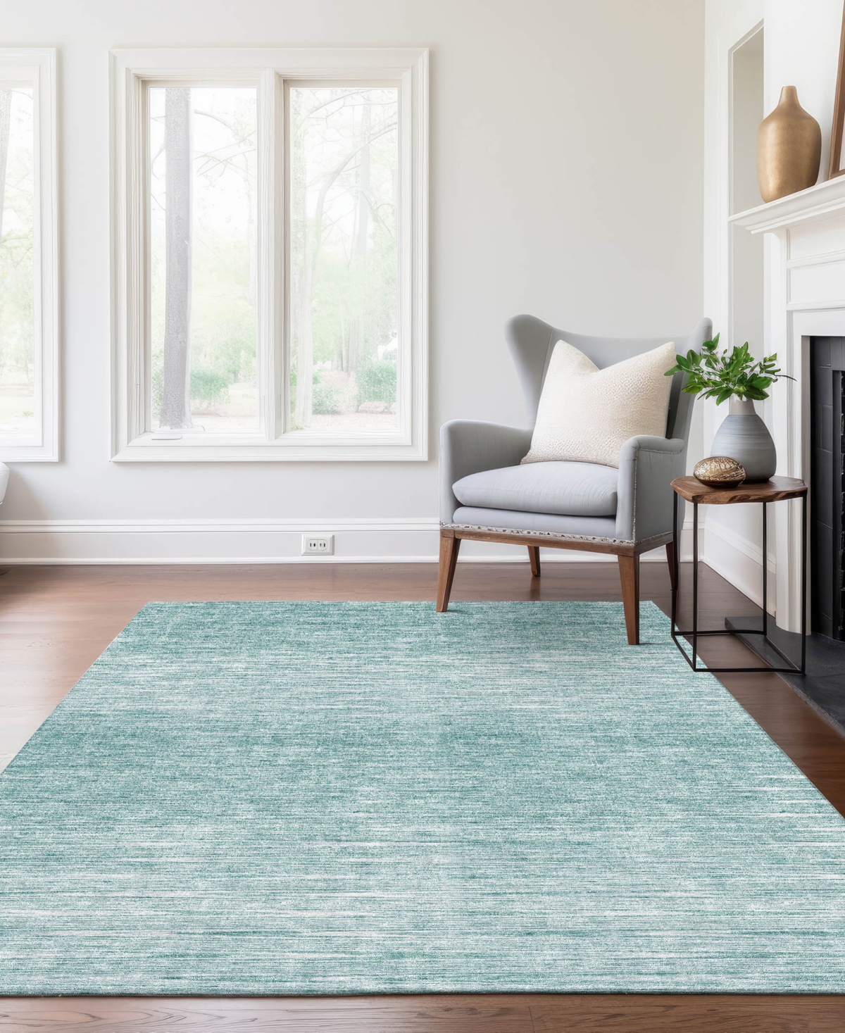 Addison Chantille Acn800 8'x10' Area Rug In Aqua