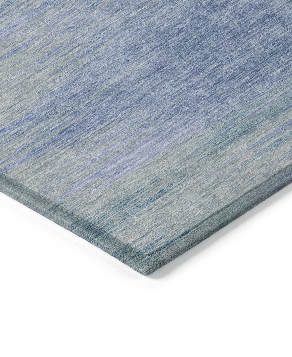 Addison Chantille Machine Washable Acn794 9'x12' Area Rug In Denim