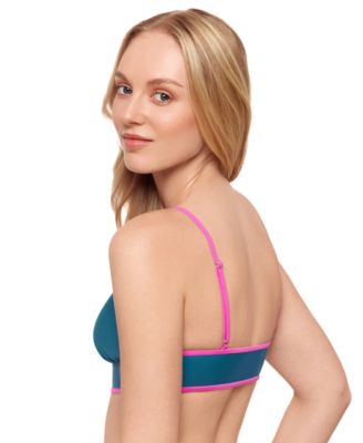 Juniors' Front-Tab Midkini Top, Exclusively at Macy's