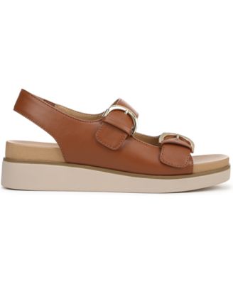 Women's Goodie Square Open Toe Slingback Platform Sandals