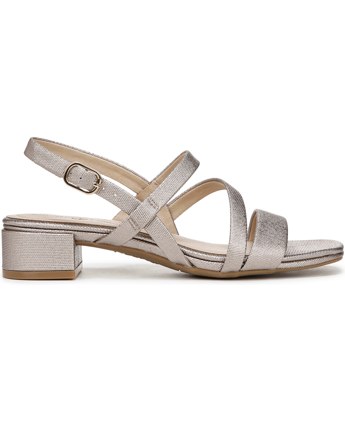 LIFESTRIDE WOMEN'S JANET SQUARE OPEN TOE SLINGBACK DRESS SANDALS 