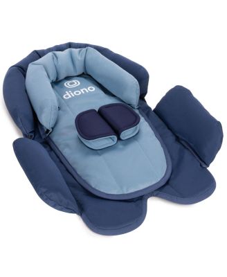 Cuddle Soft 2-Pack 2-in-1 Baby Head Neck Body Support Pillow for Car Seats and Strollers, Pink Cotton Candy