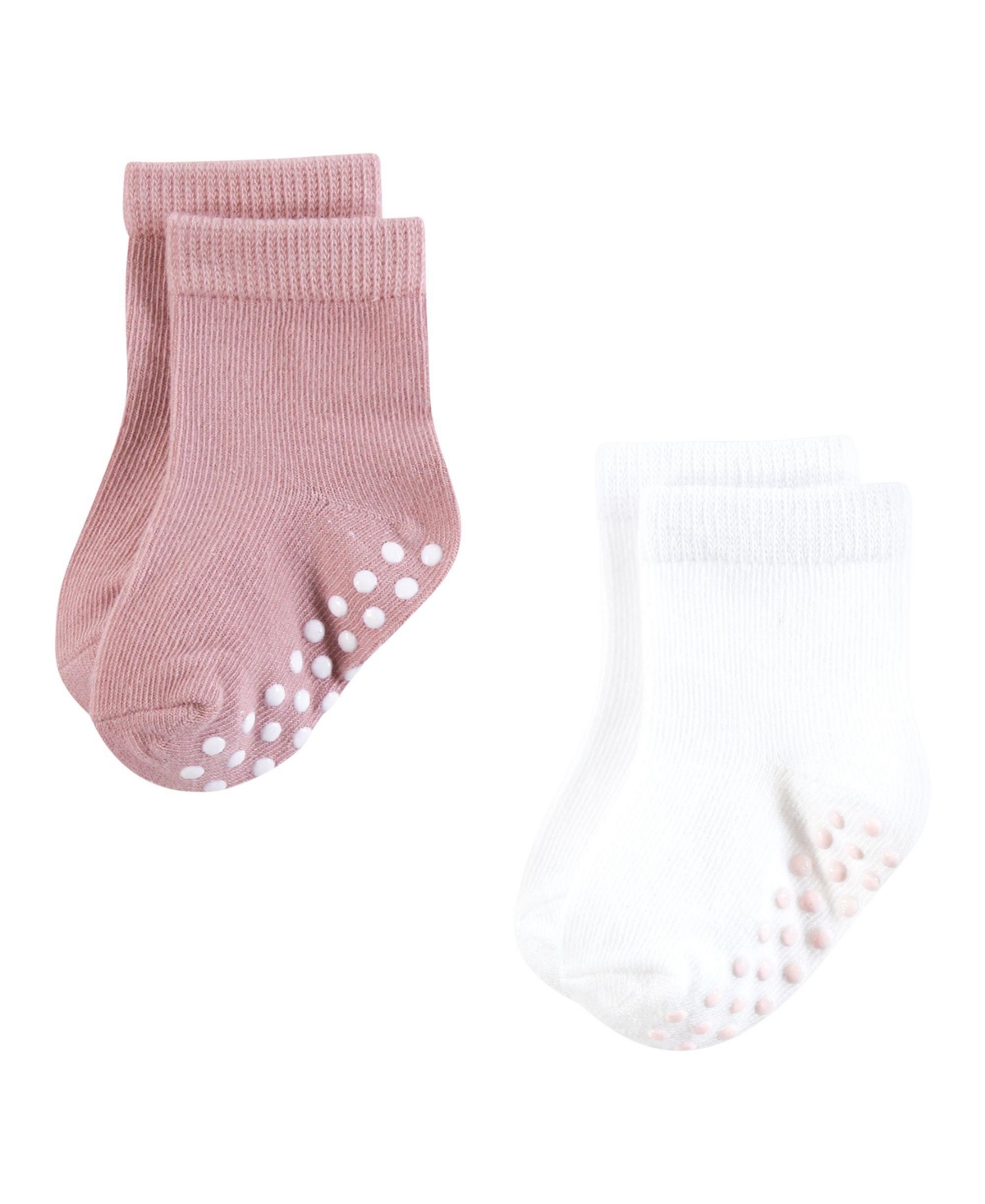 Hudson Baby Baby Girls Hudson Cotton Rich Newborn and Terry Socks, Months - Soft dots