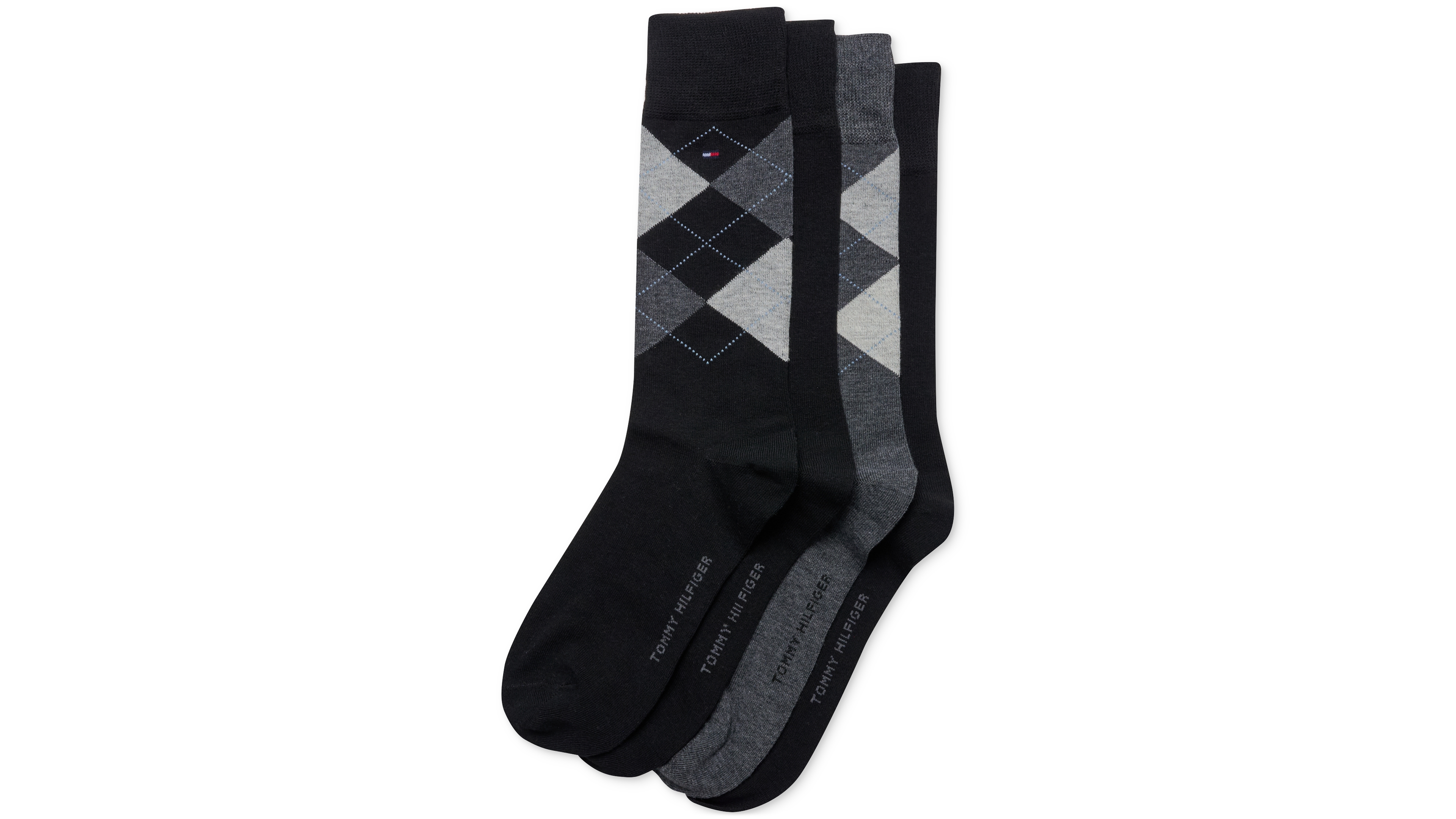 Tommy Hilfiger Men's 4-Pk. Argyle Crew Dress Socks