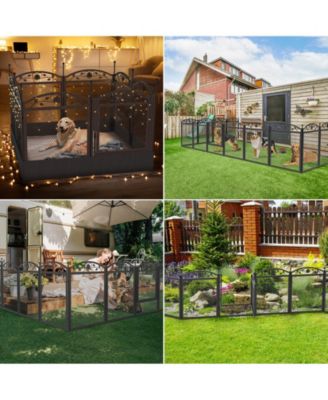 Pet Indoor Playpen Crate with Waterproof Heavy Duty Puppy Outdoor Exercise Play Pen