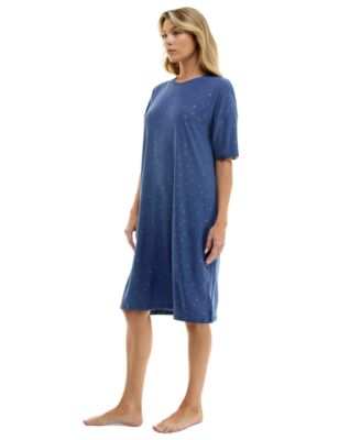 Women's Printed Short-Sleeve Sleepshirt