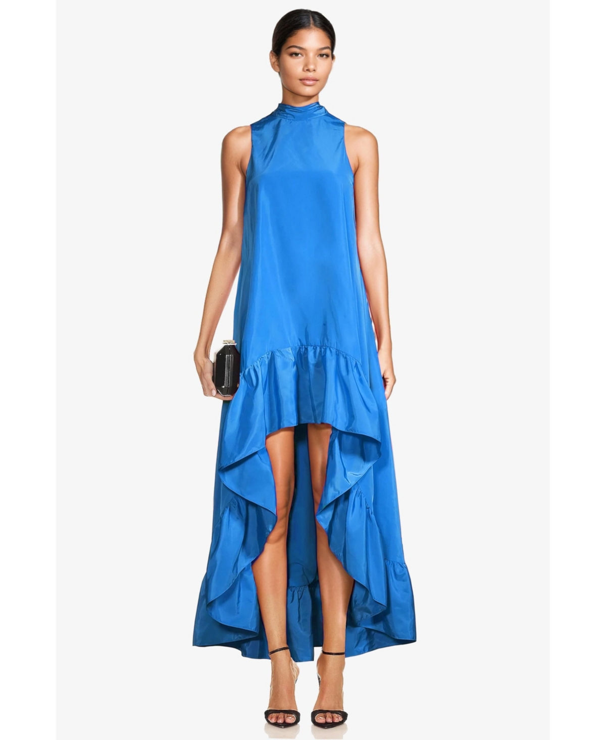 Women's The Yolanda High-Low Maxi Gown - Lime green