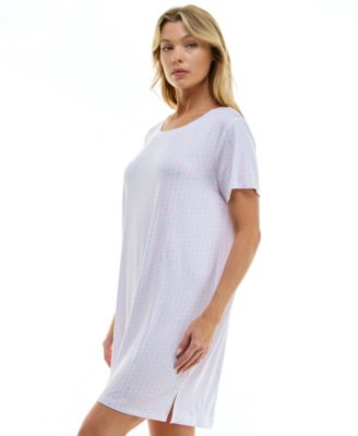 Women's Printed Short-Sleeve Sleepshirt