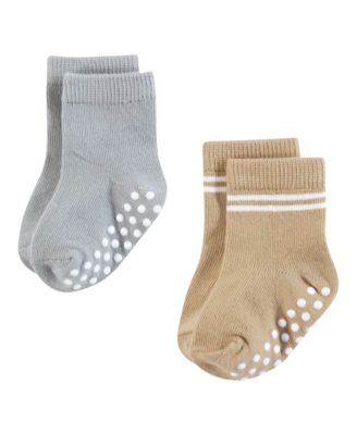 Baby Boys Hudson Cozy Cotton-Rich Newborn Terry Crew Socks