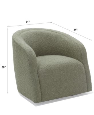 Reiter Fabric Accent Swivel Chair, Exclusively at Macy's