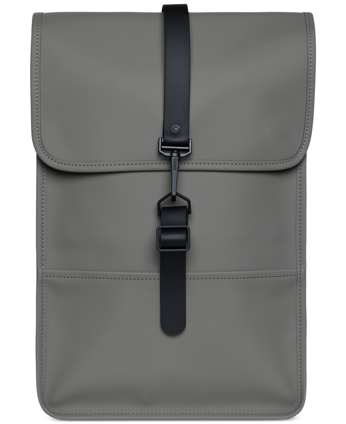 Shop Rains Men's Mini Waterproof Backpack In Grey