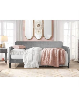 Velvet Upholstered Daybed with Contemporary Modern Design