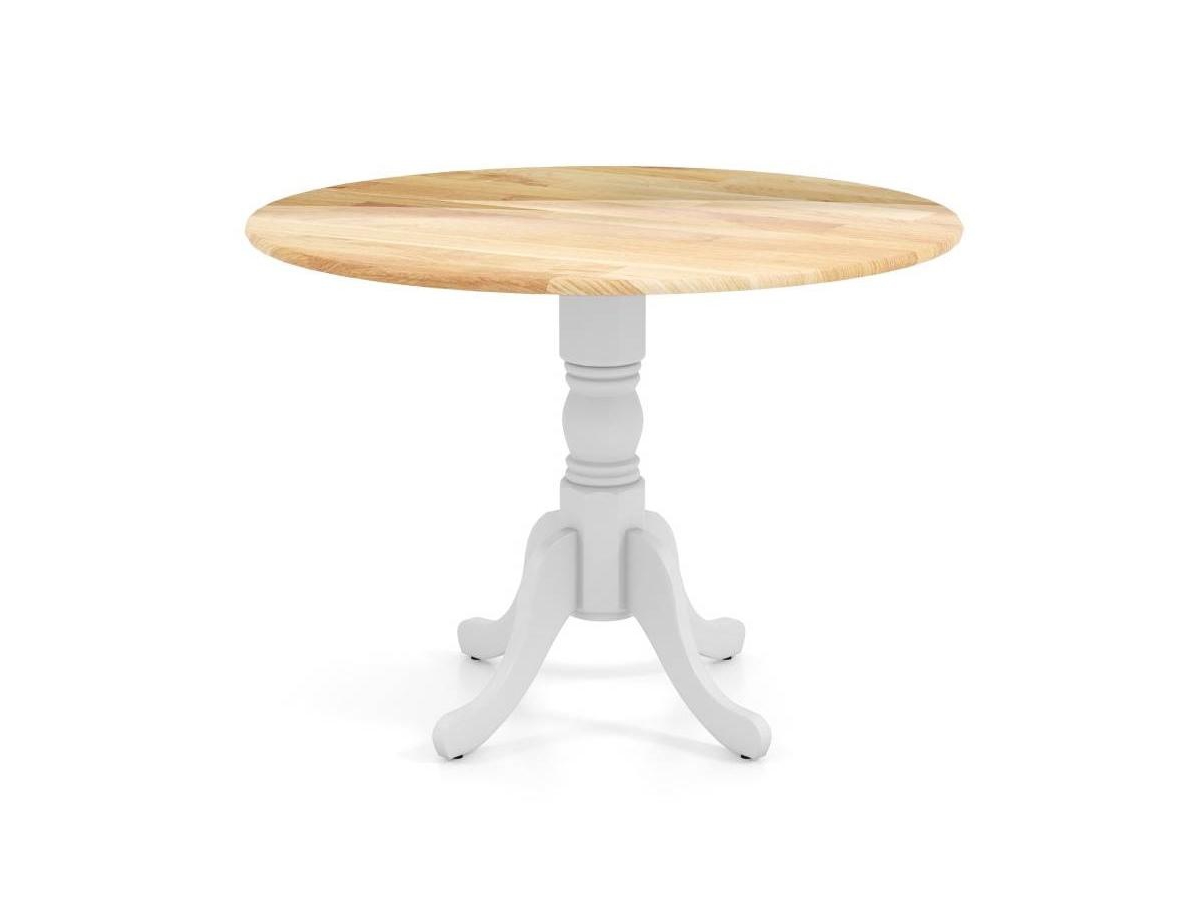 Slickblue Round 40-inch Solid Wood Kitchen Dining Table with Legs and Top