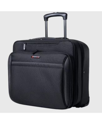 Rolling Briefcase Wheeled Overnight Carry on Bag up to 15.6” Laptop