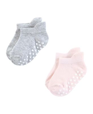 12Pk Natural Non-Skid No-Show Socks