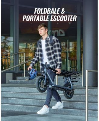 X2 Electric Scooter for Adults with Basket, 12" Adult Electric Scooters for Teens with Max 20 Miles & 18.6MPH Power by 550W, Foldable Electric Scooter for Commuting