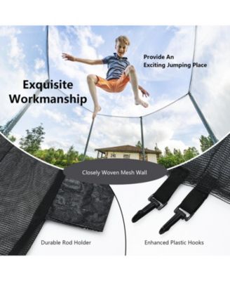 8 Feet Trampoline Safety Replacement Protection Enclosure Net