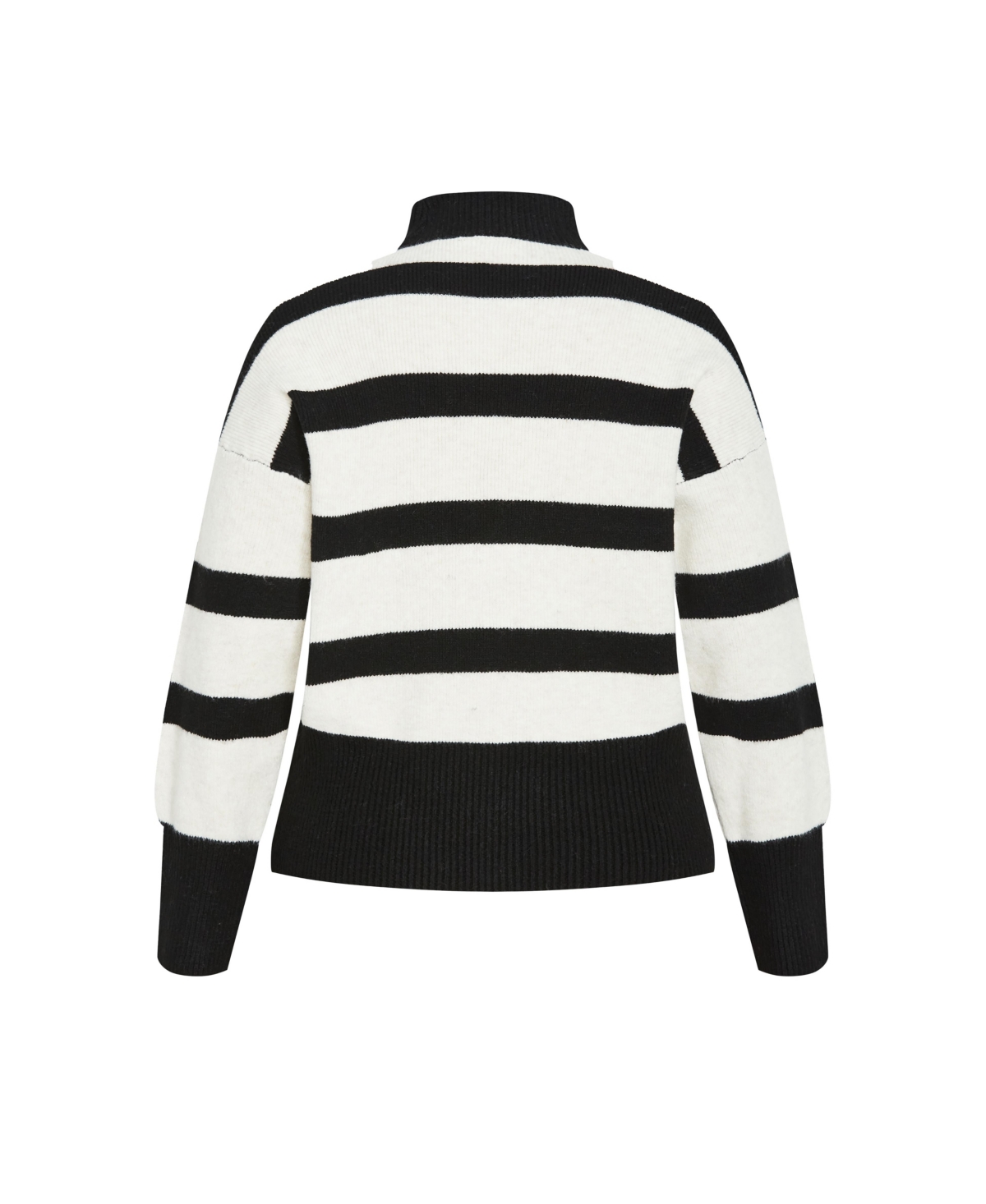 City Chic Plus Size HampsteadSweater - Wide stripe