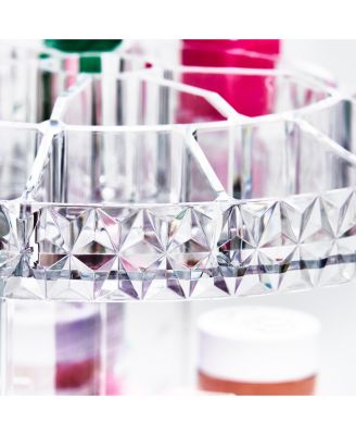 360 Rotating Makeup Organizer - Spinning cosmetics organizer, Adjustable Shelves for Make Up, Perfume & more