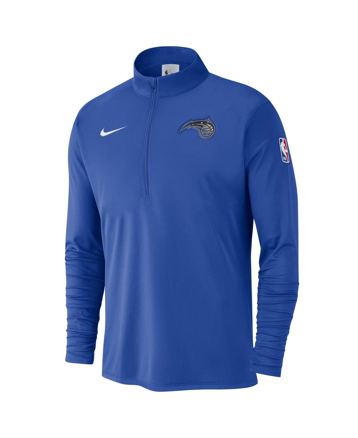 Nike Men's Blue Orlando Magic 2024/25 Courtside Performance Half-zip Top In Blue