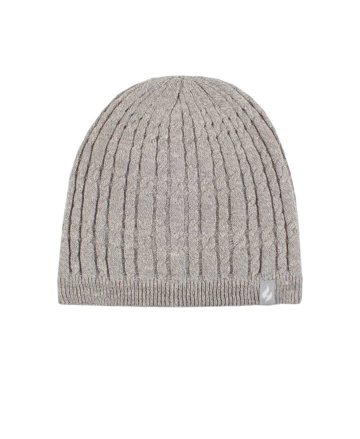 Heat Holders Lite Anna Cable Knit Hat In Cloud Gray