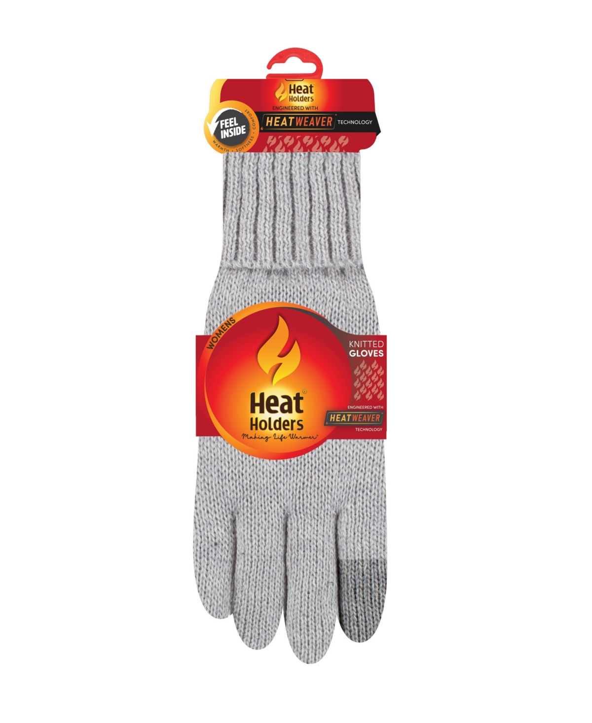 Heat Holders Cathy Touch Screen Gloves In Cloud Grey