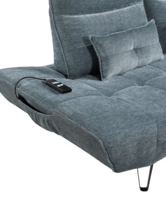 91" White Label Power Adjustable Viggo Sofa