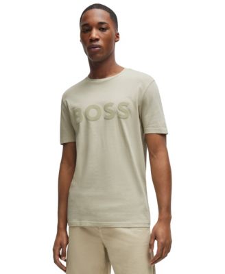 Hugo Boss - Men's Rubber-Print Cotton-Jersey T-Shirt