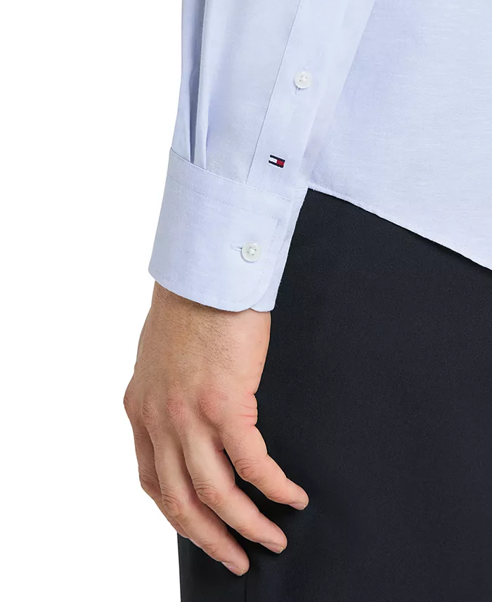 Mens Regular Fit Linen Dress Shirt - thumbnail 5