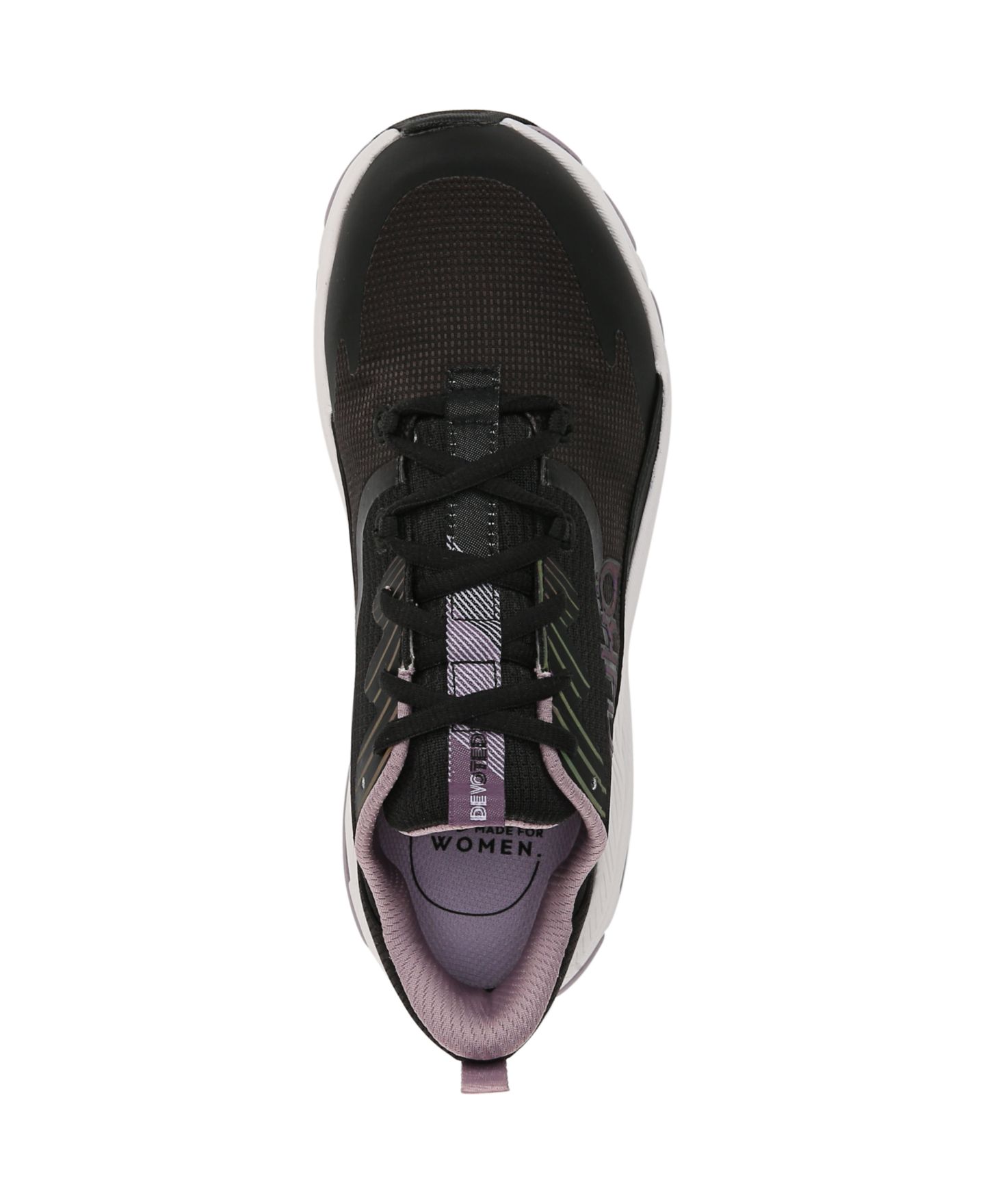 Женские кроссовки Ryka Devoted RS Washable Lace Up Walking, цвет: Чёрный сетчатый — фото 4