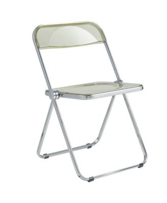 Lawrence Acrylic Folding Chair With Metal Frame