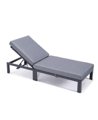 Chelsea Modern Outdoor Chaise Lounge Chair With Cushions