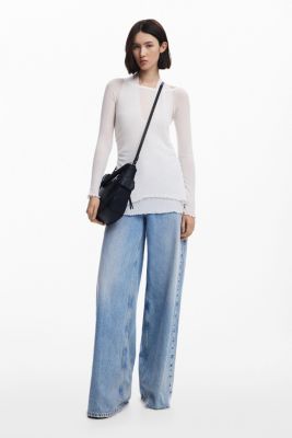 Women's Oval bag with 3D logo